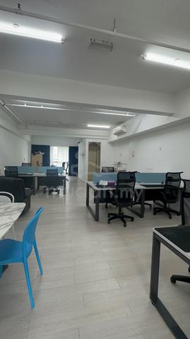 Conveniently located, functional office layout, corner n furnished 1