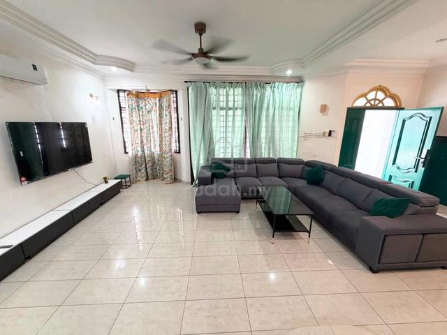 Fully Furnished Semi-D Double Storey Taman Perling / Jalan Layang 1