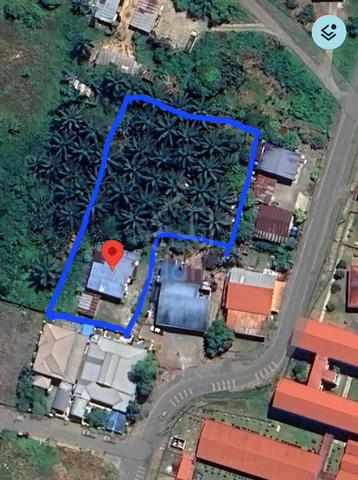 land with a house have 5 rooms  1
