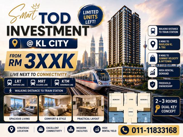 Near Kuchai lama Investment Condo【Walking Distance to MRT} 1