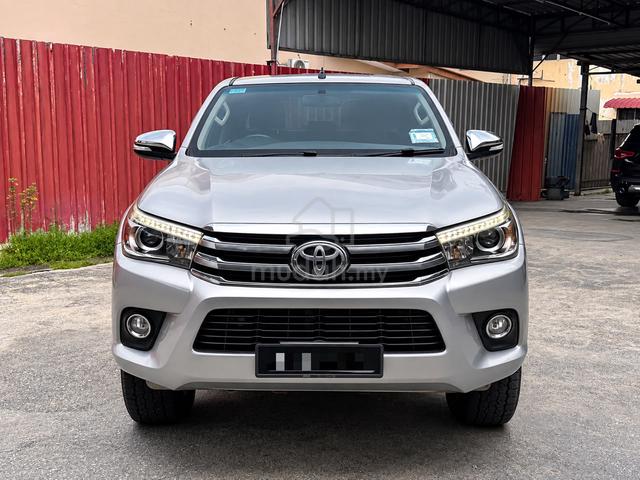 2017 Toyota HILUX 2.8 G VNT (A) LOAN KEDAI IC SHJA - 2