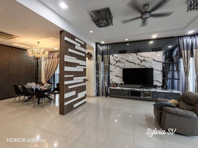 Full Reno Furnish Setia Alam Damai 14 Double Storey Semi D House 40x85 1
