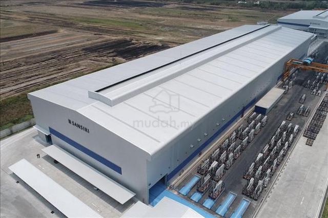 Premium detached factory spanning 1.22 acres in Simpang Ampat 1