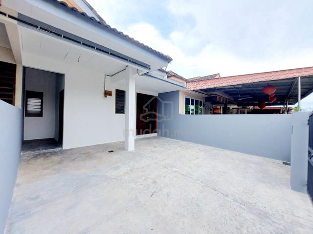pinji ria pengkalan ipoh, facing field, single storey terrace house 1