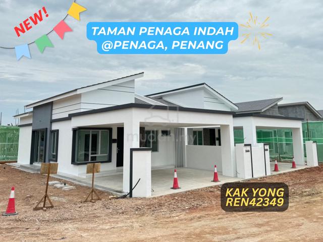 PERUMAHAN BARU❗️ Single Storey Semi D @ Taman Penaga Indah, Penaga 1