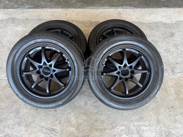 Rim ce28 hitam 15 inch tayar bridgestone - photo 2 of 6