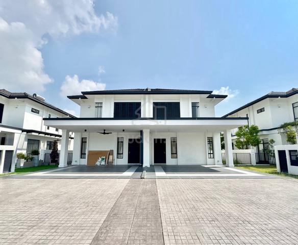 Facing Open Semi Detached House Norton Garden Eco Grandeur Puncak Alam 1