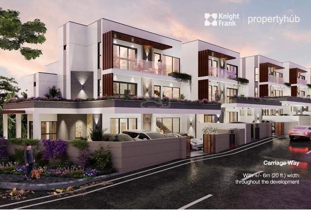 For Sale Gaya Villa, 3 Storey Superlink Bungalow, Brand New Unit 1
