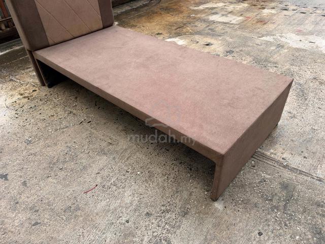 Katil Single Bed Frame Divan Fabric - photo 5 of 5