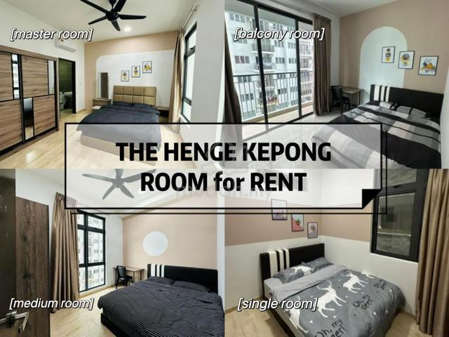 Master & Medium Room @ The Henge Kepong Metro Prima Short Walk to MRT 1