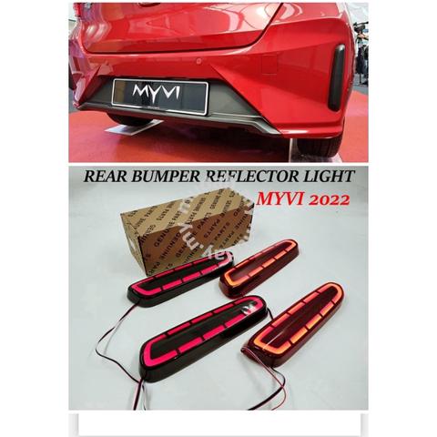 Myvi 2022 rear bumper led reflector light lamp 5 - Car Accessories ...