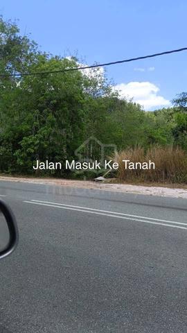 Tanah untuk di jual di pokok sena siap tanaman getah dan buahan 1