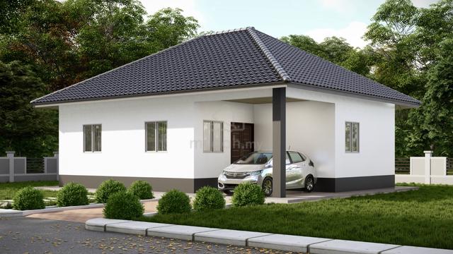 Rumah Banglo, Jln Bukit Marak / Jln Padang Durian, Banggu, Kota Bharu, 1