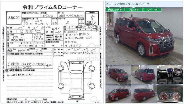 2023 Toyota ALPHARD 2.5 S 7Seat Dim+Bsm 5A Unreg - 1