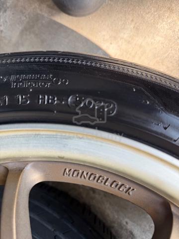 Rim ce28 bronze 15 inch tayar hankook 80% - photo 5 of 6