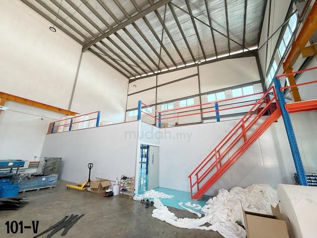 Sungai Kapar Indah 3sty SemiD warehouse with office 18ksqft for sale 1