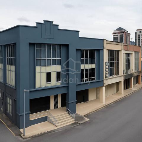 3.5 Storey Corner Lot Shoplot Office Facing Open with basement Excella 1
