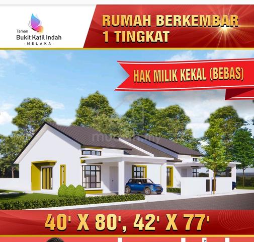 Projek Baru Rumah Berkembar & Banglo di Bukit Katil 1