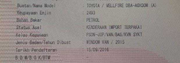 Toyota VELLFIRE 2.5 ZG Modellista AGH30 Sunroof - 3