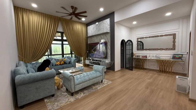 Sunway Emerald Double Storey Cluster House 4bed Renovated & Furnish JB 1
