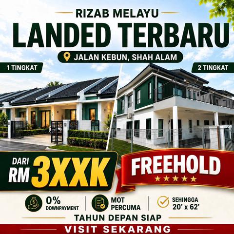 Cheapest Rizab Melayu Double Storey Semi D Single Storey 1