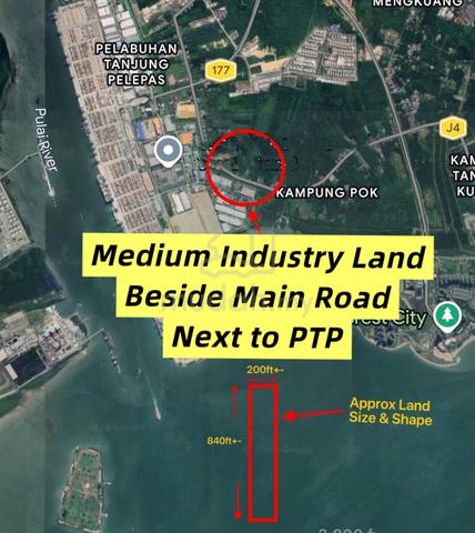 3.85acre Gelang Patah Medium Industry Land Port Tanjung Pelepas 1