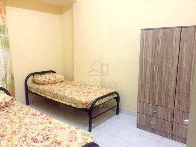 BILIK PEREMPUAN - ALPHA VILLA APARTMENT - Near LRT WANGSA MAJU 1