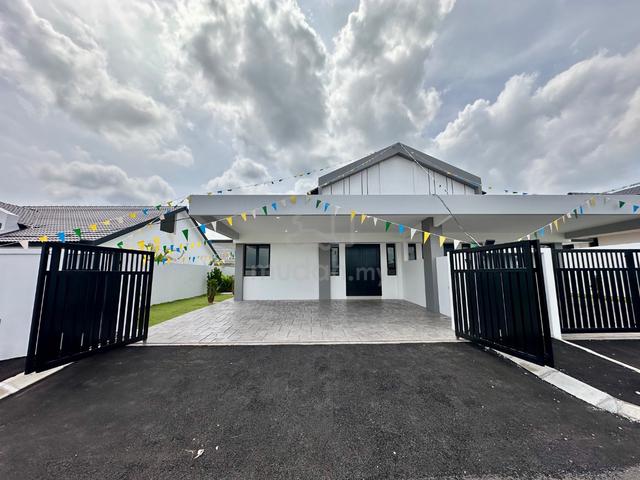 NEW 1 STOREY SEMI-D BIG HOUSE with all fees covered - klebang ipoh 1
