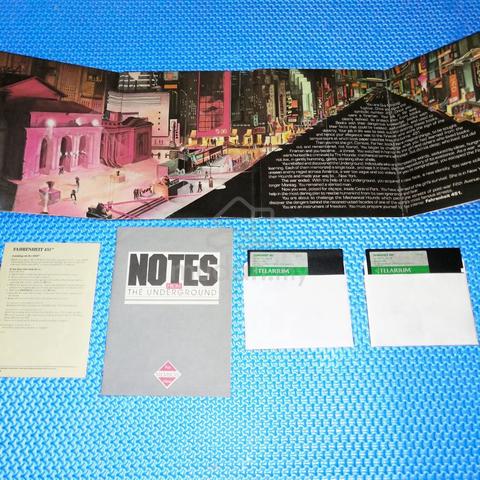 Fahrenheit 451 Game IBM DOS 5.25 Inch Floppy Disk - photo 3 of 6