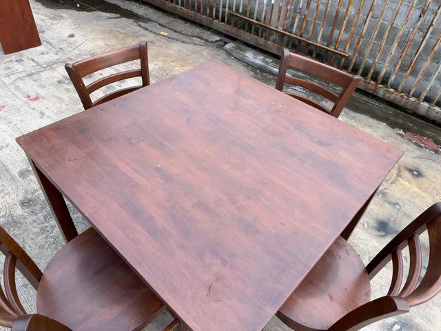 [Set] Solid Tall High Bar Table Meja + Kerusi 4 Ba - photo 5 of 6