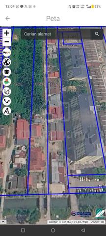 Tanah & 3 Buah Rumah 1.4 Ekar Persiaran Hamzah Meru Klang 1