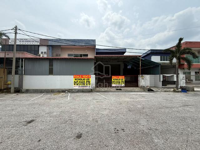 Ipoh Bercham 1.5 Storey SEMID Factory For Rent 1