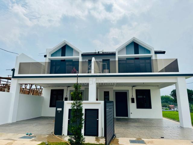 Complete Double Storey House Include Smart Door Krubong Stadium Melaka 1