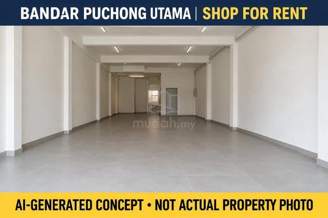 Bandar Puchong Utama Ground Floor Shop Existing renovation included 1
