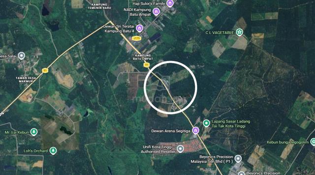 Kota Tinggi Residential Land For Sale Jalan Lombong Batu 3 Johor 1