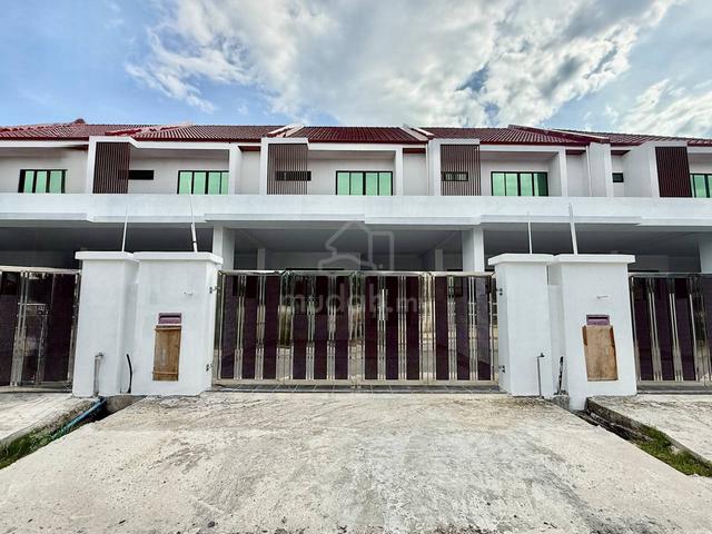 New Double Storey Terrace House for Sale at Airport Area Miri 1
