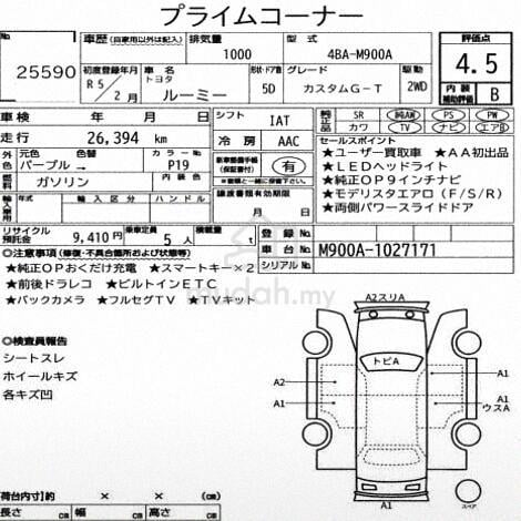 Ori Modellista Toyota ROOMY 1.0 CUSTOM G-T Now101k - 2