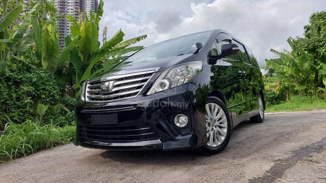 2013 Toyota ALPHARD 2.4 FACELIFT (A) LEATHER SEATS - 2