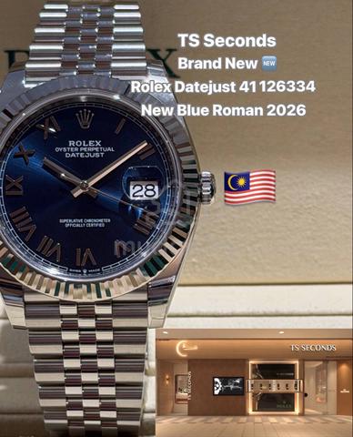 Rolex Oyster Perpetual Datejust 41mm Blue Roman - photo 3 of 5