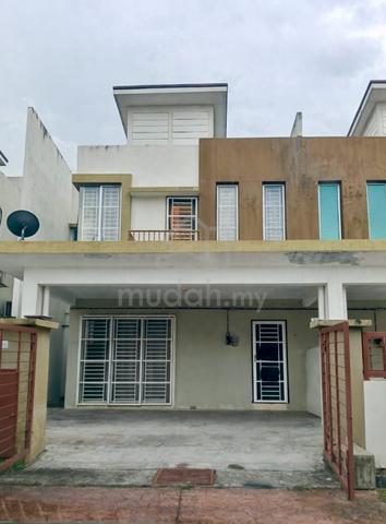 Superlink. Rumah Lebar 24 kaki Taman Bentara Kg. Kebun Baru TPG 1