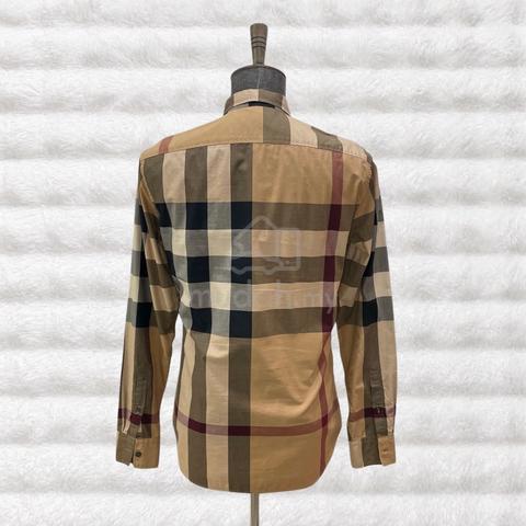 Burberry Brown Checkered Full Logo Shirt - photo 2 of 4