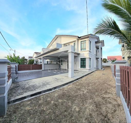 Extra Land Freehold Semi D 2 Tingkat Taman Merlimau Emas Melaka 1