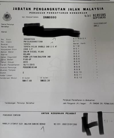 2015 Toyota HILUX 2.5 G VNT MY05 KUN25R UPDATE (A) - 2
