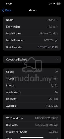 iPhone XS Max 256GB FOR SALE - photo 5 of 6