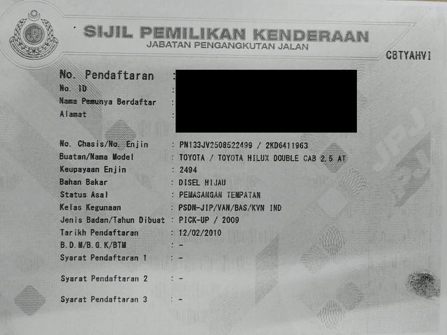 2009/2010 Toyota Hilux 2.5 G , TIP-TOP CONDITION - 2