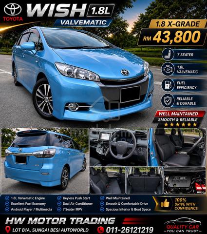Toyota WISH 1.8L !! PROVIDE WORKSHOP INSPECTION - 1