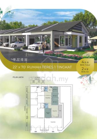 New Project, Single Storey Terrace House, Taman Merlimau Mutiara 2