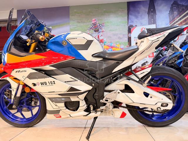 2023 YAMAHA R25 V3 ABS Hugger Gunpla Pirelli 16K✅ - photo 5 of 10