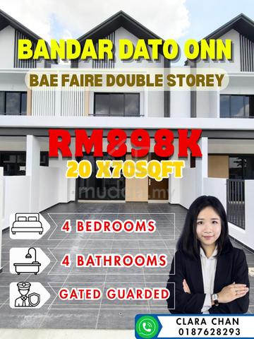 For Sale,BAE Faire,2 Storey Terrrace, Dato Onn ,Type A ,Johor Bahri 1