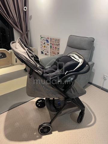 Lightly used Nuna stroller and Joie infant carrier - photo 3 of 6